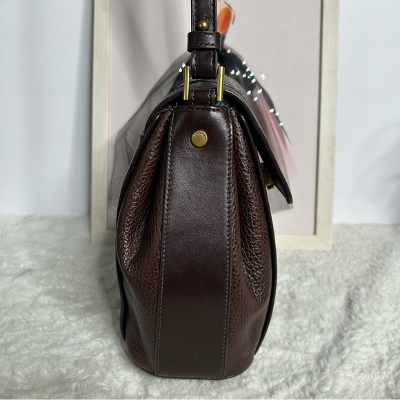 Brahmin Margo Tassel Flap Crossbody Cordoba Chocolate Brown - Picture 11 of 12